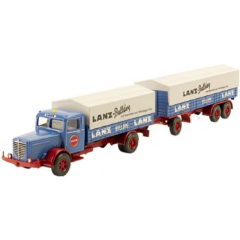 Büssing 8000 Pritschen-/Planenhängerzug Lanz Bulldog