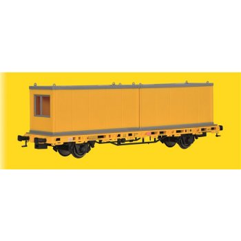 Niederbordwagen mit 2 Containern GleisBau, Fertigmodell