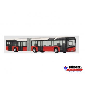 Solaris NEW U18 Stadtbus 4-türig, rot/weiß, neutral