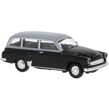 Wartburg 311 Kombi in schwarz mit grauem Dach, Baujahr 1959