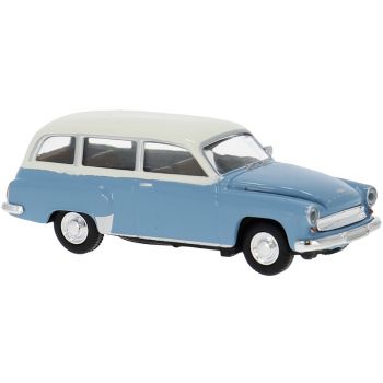 Wartburg 311 Kombi in hellblau mit weißem Dach, Baujahr 1959