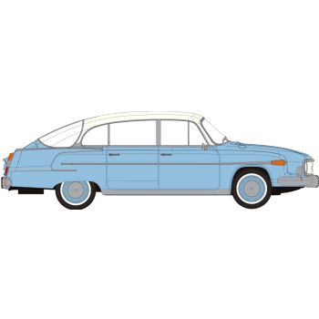 Tatra 603-2 in hellblau mit weißem Dach, Baujahr 1963