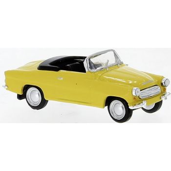 Skoda Felicia, offenes Verdeck, gelb, Verdeck schwarz, Baujahr 1959