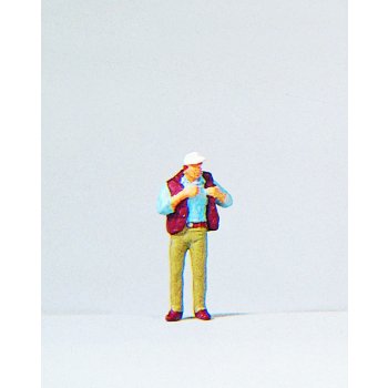 Brummi-Fahrer, stehend