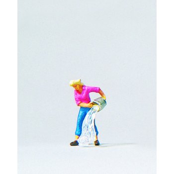 Hausputz (Frau mit Eimer)