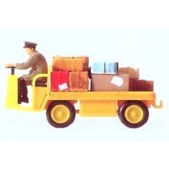 Elektrokarre mit Fahrer, Post