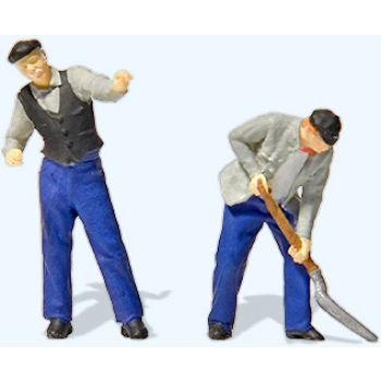 Lokführer und Heizer RhB