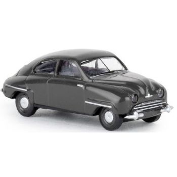 Saab 92, dunkelgrau, Baujahr 1950