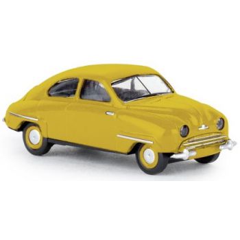 Saab 92, ockergelb, Baujahr 1950