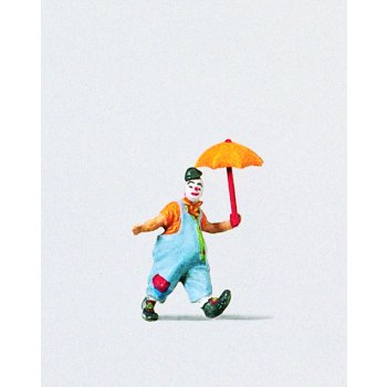 Clown mit Schirm