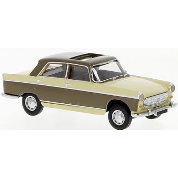 Peugeot 404 mit Schiebedach, zweifarbig, 1961