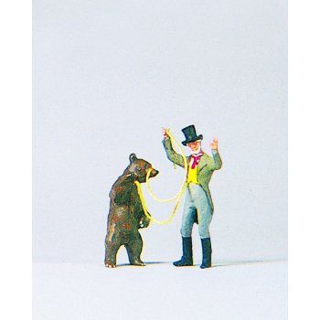 Bärenführer mit Bär