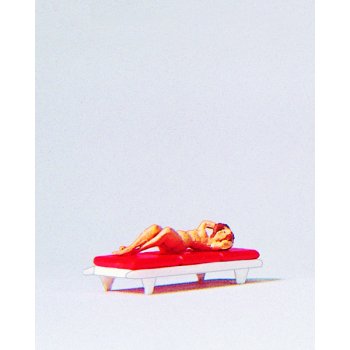 Sonnenbad auf Liegestuhl