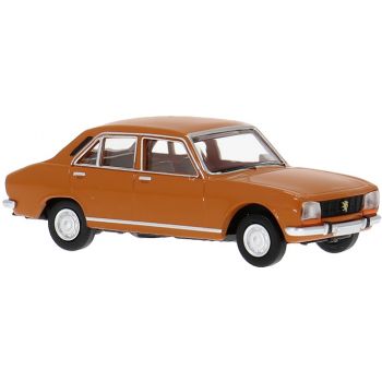 Peugeot 504 in dunkelorange, Baujahr 1968