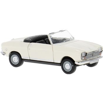 Peugeot 204 Cabriolet, offen, in weiß, Baujahr 1967