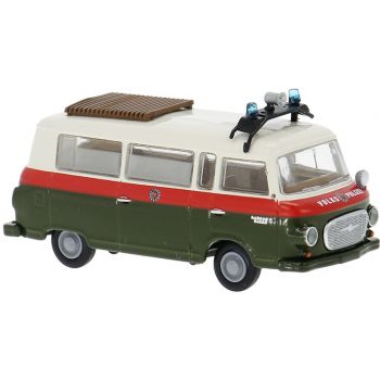 Barkas B1000 Bus der Volkspolizei mit Dachträger, (Variante 2), Baujahr 1962