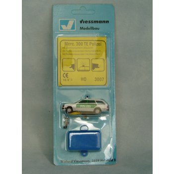 Mercedes-Benz 300 TE der Polizei, ELEKTRONIK, funktionsfähiges Blaulicht !