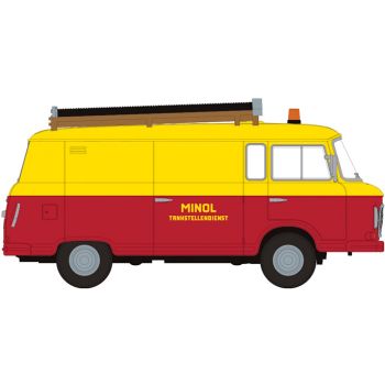 Barkas B1000 Kastenwagen mit Dachträger, MINOL Tankstellendienst