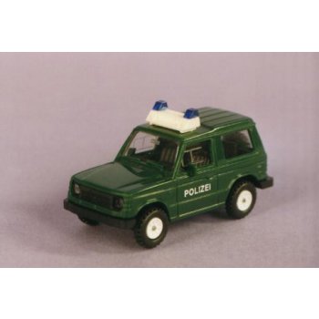 MMC Pajero der POLIZEI mit Blaulichtbalken, grün