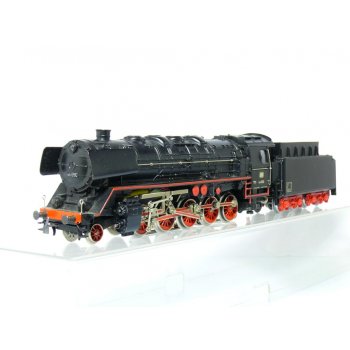 Schlepptenderdampflokomotive BR 44, DB-Beschriftung, mit 1 Führerhausfenster, ohne Originalkarton,