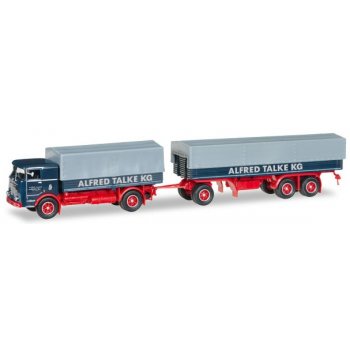 Büssing LU 16/11 Pritschen-/Planen-Hängerzug, Alfred Talke