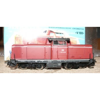 Diesellok V1002215 der DB, rot, ohne Originalkarton,