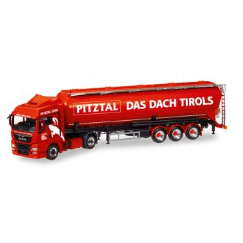 MAN TGX XLX Euro6c Silo-Sattelzug, Melmer Pitztal - Das Dach Tirols