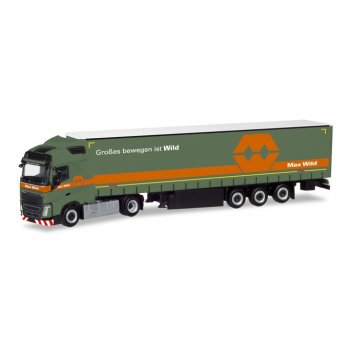 Volvo FH GL Gardinenplanen-Sattelzug, Max Wild - Großes bewegen ist Wild