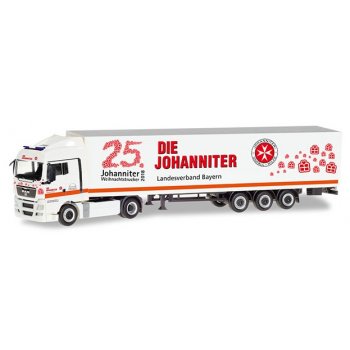 MAN TGX XLX Koffer-Sattelzug, Die Johanniter Landesverband Bayern, 25. Johanniter Weihnachstrucker 2018