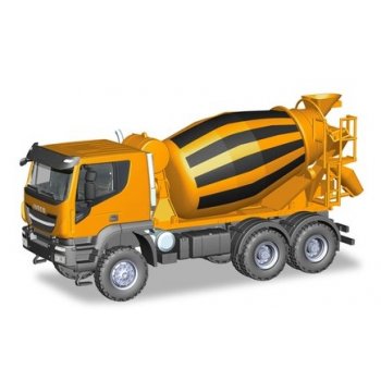 Iveco Trakker 6x6 Betonmischer-LKW, orange