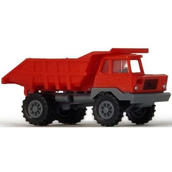 Perlini T25 Muldenkipper, blutorange/grau