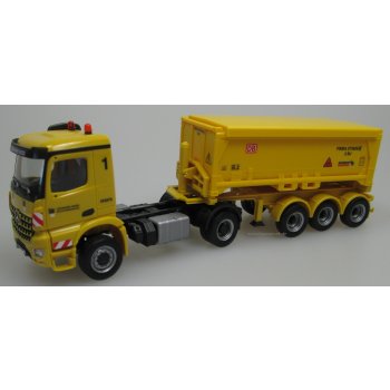 Mercedes-Benz Arocs Schmitz Kipp-Abraummulden-Sattelzug, Leonhard Weiss - LKW 1, Steinbruch Wilhelmsglück - Stuttgart 21, 555878