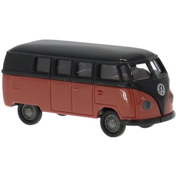 VW T1a Kombi in schwarz/rot, Baujahr 1950