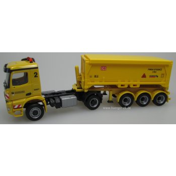 Mercedes-Benz Arocs Schmitz Kipp-Abraummulden-Sattelzug, Leonhard Weiss - LKW 2, Steinbruch Wilhelmsglück - Stuttgart 21, 555877