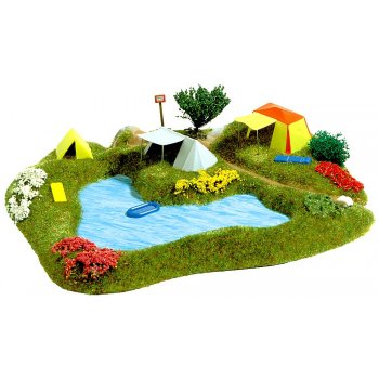 Badesee mit Campingplatz