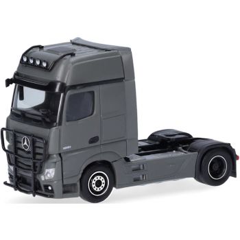 Mercedes-Benz Actros 18 L Gigaspace Zugmaschine 2achs mit Lampenbügel und Rammschutz, grau