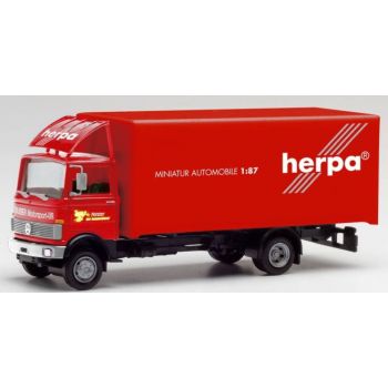 Mercedes-Benz 813 Koffer-LKW, Herpa Motorsport 1989 / Tauber Motorsport