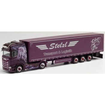 Scania CS 20 HD Gardinenplanen-Sattelzug,  Stelzl - Transport & Logistik, Heideck - Bayern