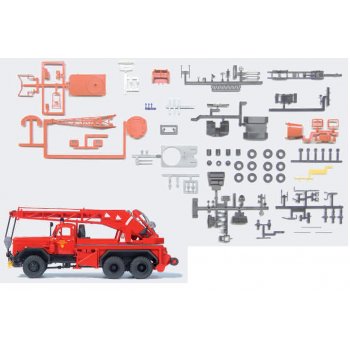 Kranwagen KW 16 F Magirus 250 D 25 A, Bausatz