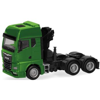 MAN TGX GX Zugmaschine mit Kran 3achs, grün