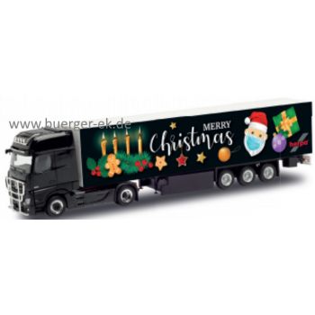 Mercedes-Benz Actros Gigaspace Koffer-Sattelzug - 4.Advent 2020 - Merry Christmas