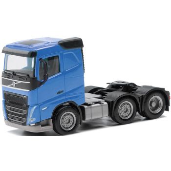 Volvo FH Flachdach Zugmaschine 3achs (6x2), himmelblau