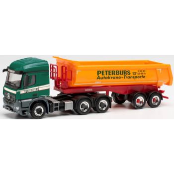 Mercedes-Benz Arocs 6x4 Rundmulden-Kippsattelzug, PETERBURS Autokrane - Transporte, Rheda-Wiedenbrück - Nordrhein-Westfalen