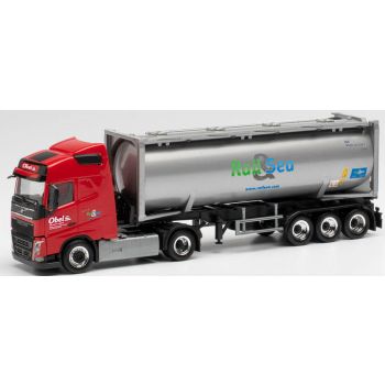 Volvo FH GL 30ft. Drucksilocontainer-Sattelzug, Obel - Rail Sea, Limburg - Hessen