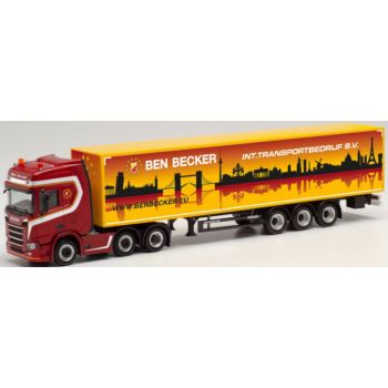 Scania CR 20 HD 6x2 Gardinenplanen-Sattelzug, Ben Becker - Soest, Niederlande, www.BENBECKER.EU