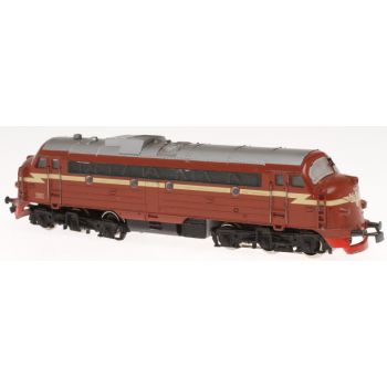 Diesellok Typ Di3 der NSB, rotbraun