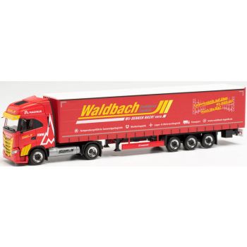 Iveco S-Way LNG Gardinenplanen-Sattelzug, Waldbach Logistik, Melle - Niedersachsen