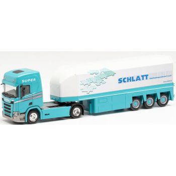 Scania CR Innenladen-Sattelzug, Schlatt - Bocholt, Nordrhein-Westfalen