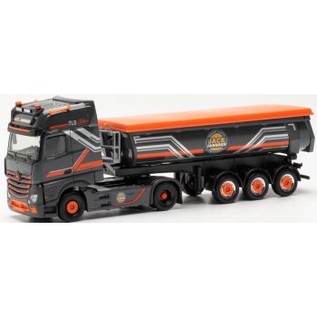 Mercedes-Benz Actros 18 Gigaspace Rundmulden-Kippsattelzug, Jack Janssen, Rhede - Niedersachsen