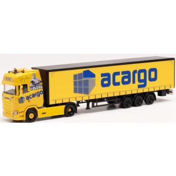 Scania CS 20 HD Gardinenplanen-Sattelzug, acargo - Johnny Cash, Hamburg